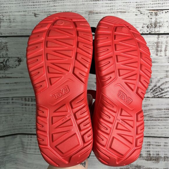 Teva Hurricane Drift Sandals Women’s 11 Firey Red Eva Water Sandals NEW - Picture 2 of 8